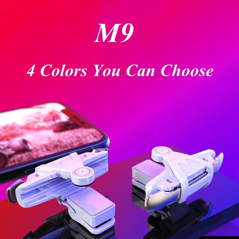 M9 Game Controller Handle for PUBG Mobile Phone Gamepad Joystick Trigger Aim Shooting Plastic Metal Key Button for IPhone Xiaomi
M9 Game Controller Handle for PUBG Mobile Phone Gamepad Joystick Trigger Aim Shooting Plastic Metal Key Button for IPhone Xiaomi