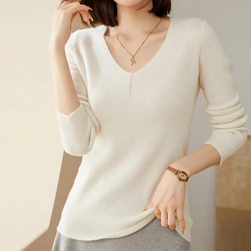 Autumn Winter Women Sweater 100% Pure Cashmere Knitted Pullover Female Short Section Bottoming Slim Sweaters High Elastic Jumper
Autumn Winter Women Sweater 100% Pure Cashmere Knitted Pullover Female Short Section Bottoming Slim Sweaters High Elastic Jumper