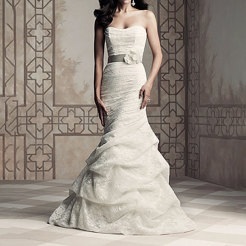 Long Mermaid Wedding Dresses for Women Sweetheart Floor-Length with Pleats Elegant Bridal Gown 2023 Evening Vestidos De Novia
Long Mermaid Wedding Dresses for Women Sweetheart Floor-Length with Pleats Elegant Bridal Gown 2023 Evening Vestidos De Novia