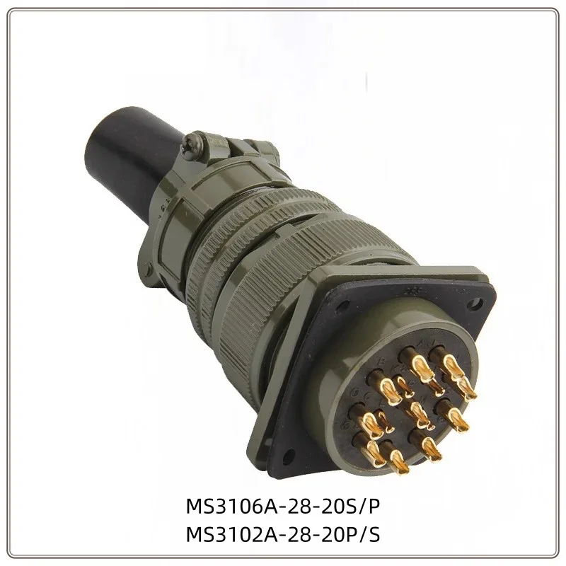 MS5015 MS3106A MS3102A MS3100A MS3101A 28-20S 28-20P 14-жильный контакт 14P США Военный стандарт