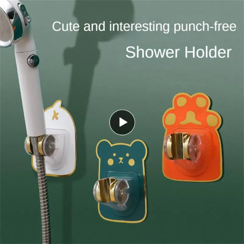 

Punch-free Sprinkler Seat 12.5×8.5cm Childrens Bracket Shower Mounting Brackets Adjustable Nozzle Hanging Seat Shower Fixed