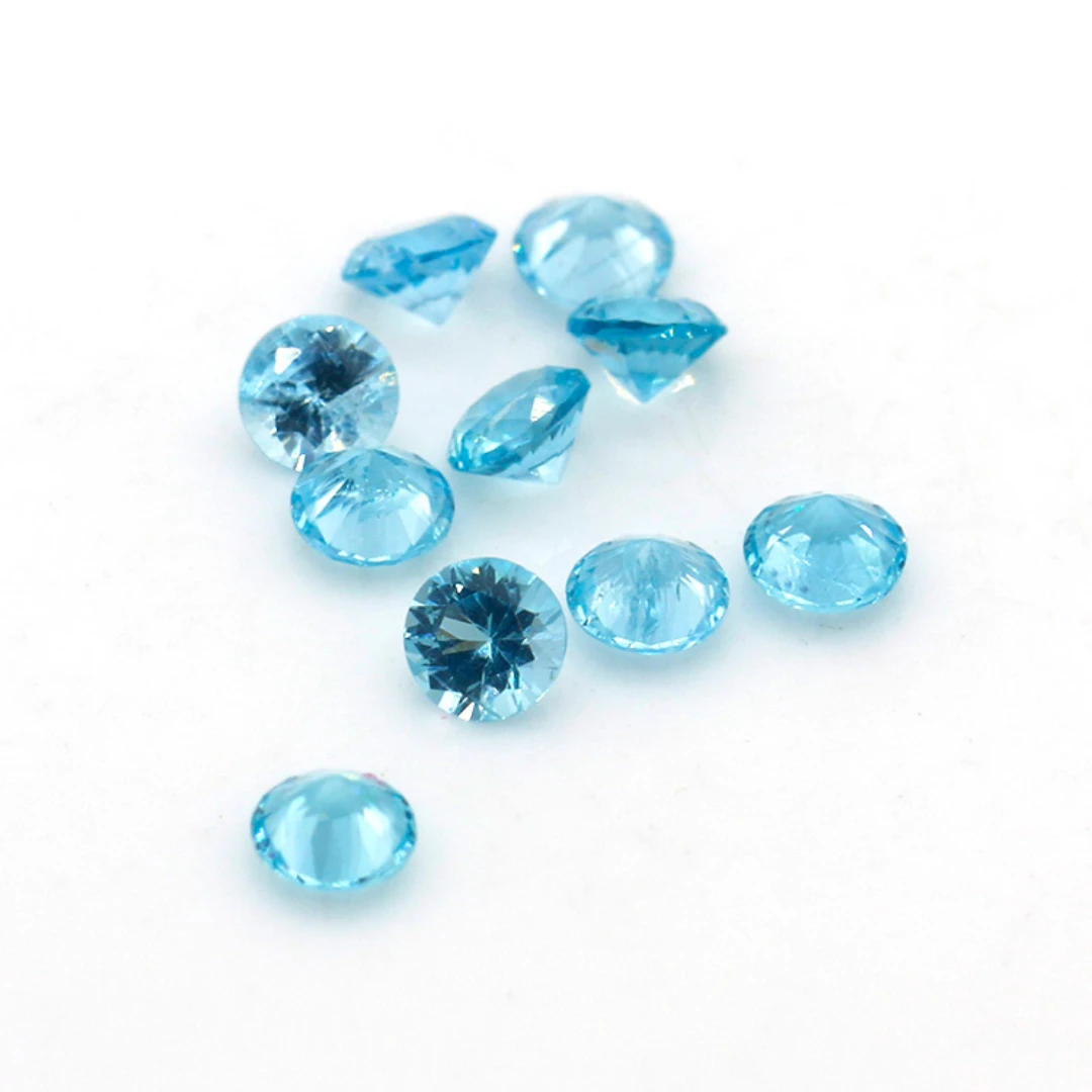Wholesale Natural Blue Apatite 2.25mm Loose Gemstone Necklace Earrings For Women Keychain Bracelet Rings Anime
Wholesale Natural Blue Apatite 2.25mm Loose Gemstone Necklace Earrings For Women Keychain Bracelet Rings Anime