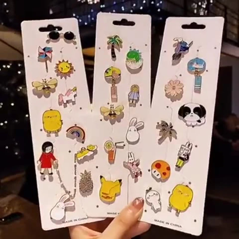 Cartoon Brooch Cute Personality Accessories Jewelry Brooch Men's Women's Clothes Badge Accessories Pins Buttons
Cartoon Brooch Cute Personality Accessories Jewelry Brooch Men's Women's Clothes Badge Accessories Pins Buttons