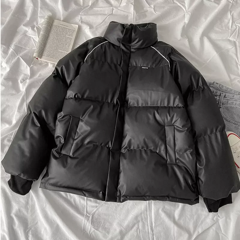 Женская зимняя куртка из искусственной кожи на толстой подкладке, Женская парка 2022, женские модные черные пальто из искусственной кожи, жен...
Женская зимняя куртка из искусственной кожи на толстой подкладке, Женская парка 2022, женские модные черные пальто из искусственной кожи, жен...