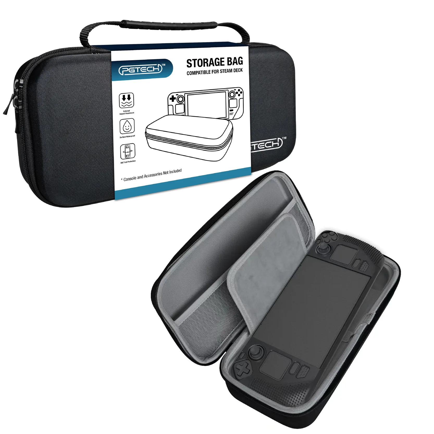 Portable Zipper Protection Storage Bag with Interlayer for Steam Deck Game Console Storage TF Card EVA Hard Bag Accessories
Portable Zipper Protection Storage Bag with Interlayer for Steam Deck Game Console Storage TF Card EVA Hard Bag Accessories