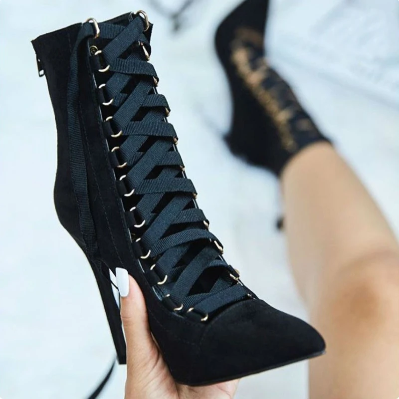 New Women's Fashion Woemn Boots Open Toe Comfortable High Heel Boots Ladies Lace-Up Casual High Heel Summer Ankle Boots 2022
New Women's Fashion Woemn Boots Open Toe Comfortable High Heel Boots Ladies Lace-Up Casual High Heel Summer Ankle Boots 2022