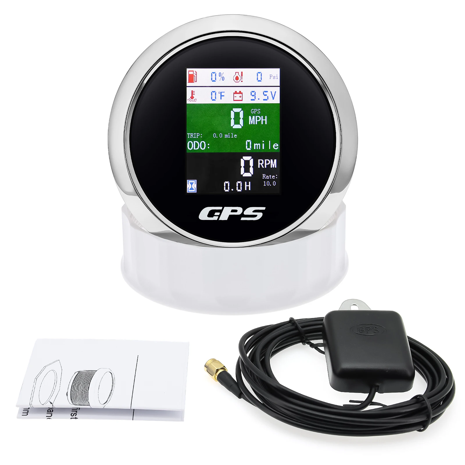 85 мм, GPS-спидометр, одометр с тахометром/температурой топлива/воды/давлением масла/напряжением, ЖК-цифро
85 мм, GPS-спидометр, одометр с тахометром/температурой топлива/воды/давлением масла/напряжением, ЖК-цифро