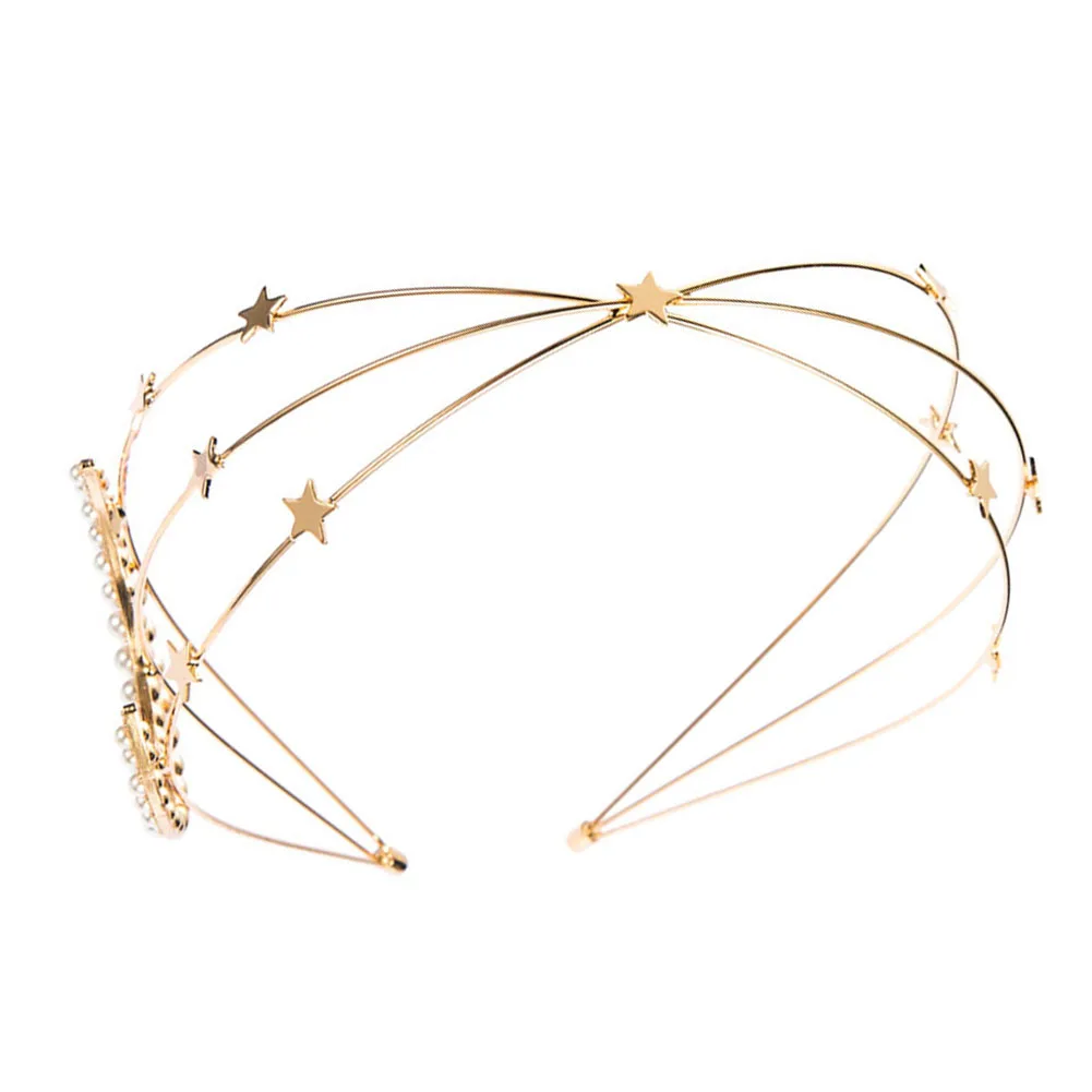 Hair Bands Multi-Layer Stars Moon Style Metal Pearl Rhinestone Hair Accessories Nonslip Hair Accessories NOV99
Hair Bands Multi-Layer Stars Moon Style Metal Pearl Rhinestone Hair Accessories Nonslip Hair Accessories NOV99