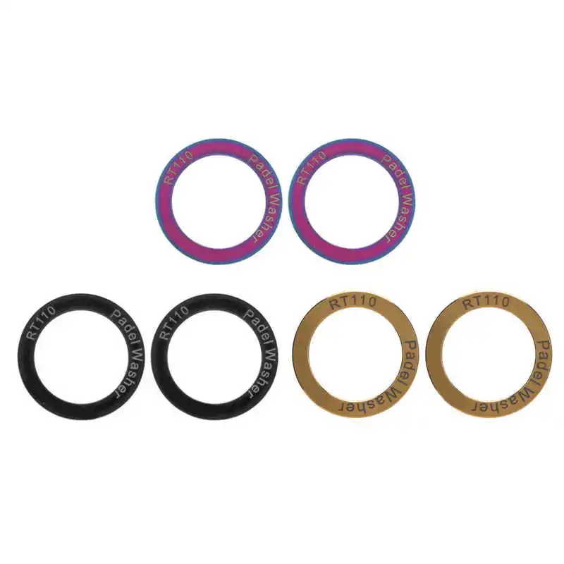 2Pcs Pedal Spacer Crank Gasket Pedal Abnormal Sound Maintenance Ring Washer MTB Bike Titanium Alloy Pedal Protection Pad
2Pcs Pedal Spacer Crank Gasket Pedal Abnormal Sound Maintenance Ring Washer MTB Bike Titanium Alloy Pedal Protection Pad