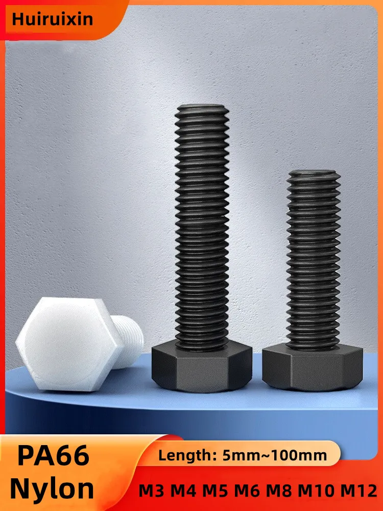 _ Черно-белые нейлоновые шестигранные удлиняющие Пластиковые шестигранные головки метрические Полностью Резьбовые болты
_ Черно-белые нейлоновые шестигранные удлиняющие Пластиковые шестигранные головки метрические Полностью Резьбовые болты
