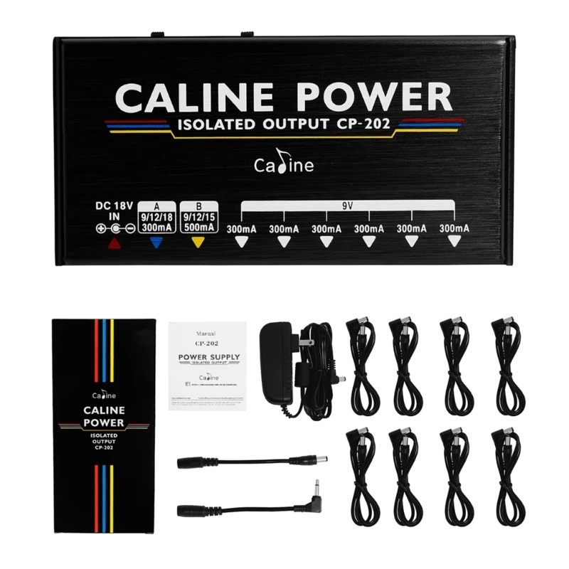 Guitar Effect Pedal Power Supply, 8 Isolated Output for 9V/12V/15V/18V Pedal 094C
Guitar Effect Pedal Power Supply, 8 Isolated Output for 9V/12V/15V/18V Pedal 094C
