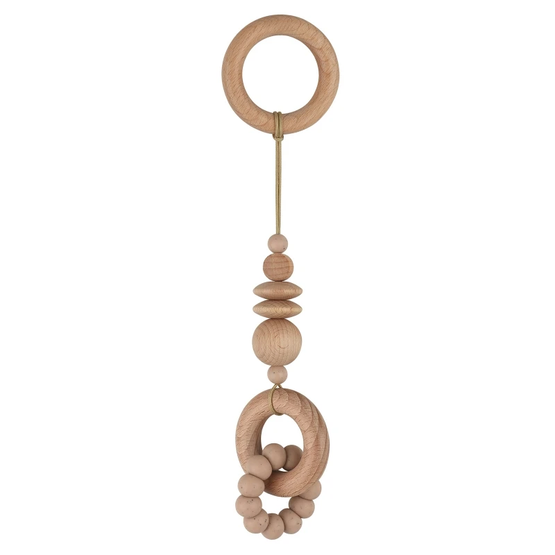 Y3NF Stroller Rattle Baby Gym Frame Pendant Wooden Ring Silicone Beads Teether Nursing Molar Teething Toys Shower Gifts for
Y3NF Stroller Rattle Baby Gym Frame Pendant Wooden Ring Silicone Beads Teether Nursing Molar Teething Toys Shower Gifts for