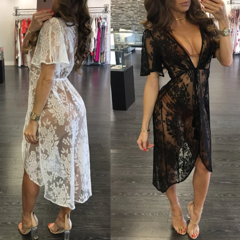 Sexy Long Lace Sexy Beach Cover Up Swim Dress Women Beach Dress Bikini Cover Up Swimwear Women Cover-up Bikini Swimsuit Cover
Sexy Long Lace Sexy Beach Cover Up Swim Dress Women Beach Dress Bikini Cover Up Swimwear Women Cover-up Bikini Swimsuit Cover