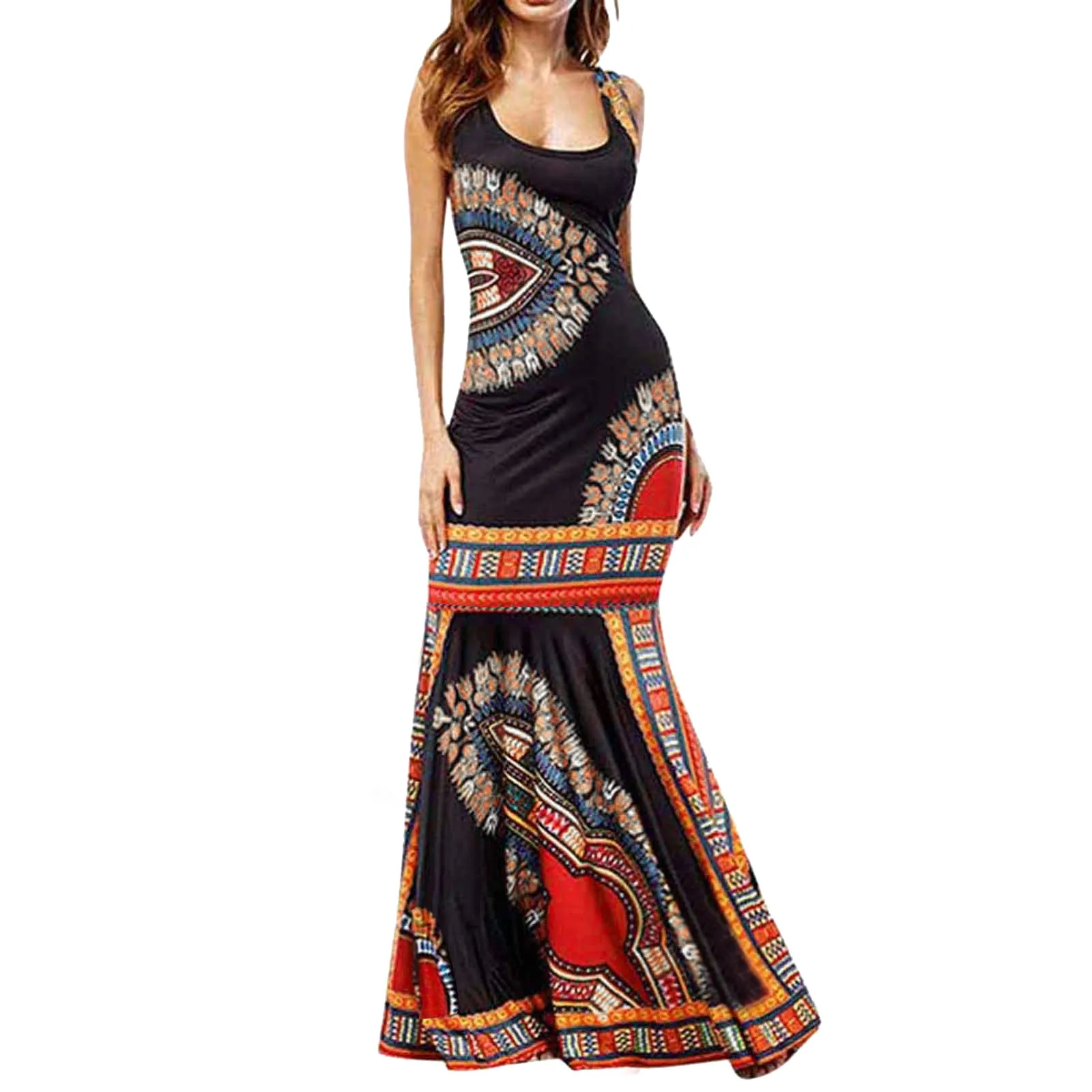 Женское винтажное повседневное летнее платье, длинное вечернее платье макси с цветочным принтом в стиле бохо, африканская одежда Анкары
Женское винтажное повседневное летнее платье, длинное вечернее платье макси с цветочным принтом в стиле бохо, африканская одежда Анкары