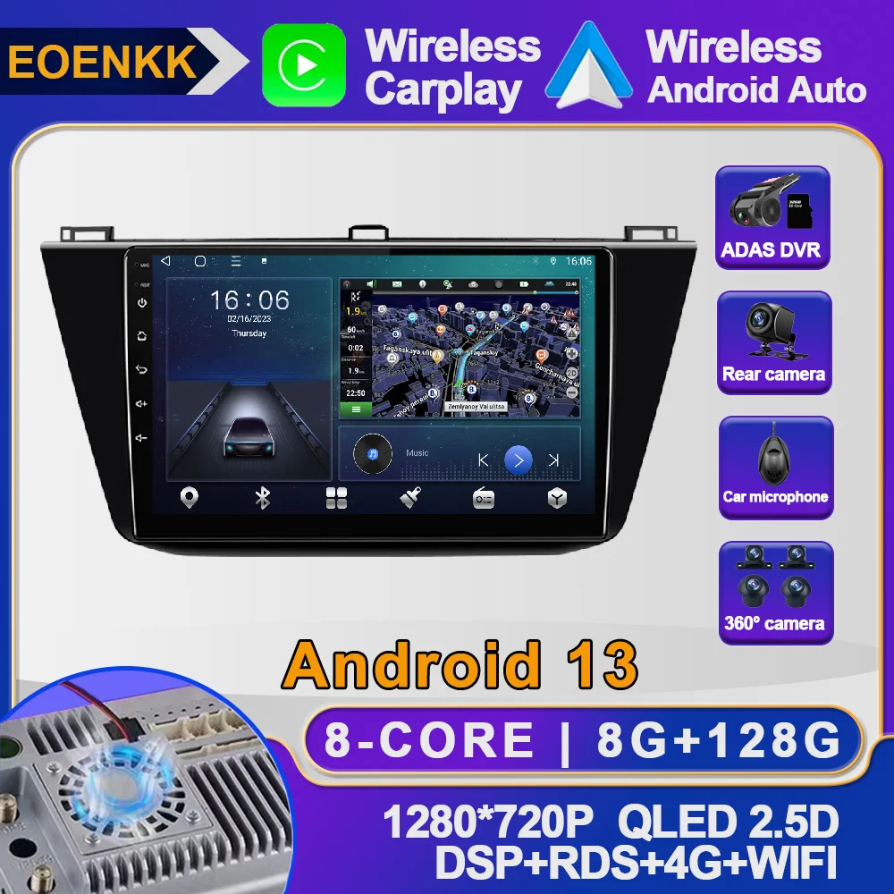 10.1 Inch Android 13 For VW Volkswagen Tiguan 2 MK 2016 - 2022 Car Radio Navigation GPS Multimedia ADAS Player BT WIFI No 2din
10.1 Inch Android 13 For VW Volkswagen Tiguan 2 MK 2016 - 2022 Car Radio Navigation GPS Multimedia ADAS Player BT WIFI No 2din
