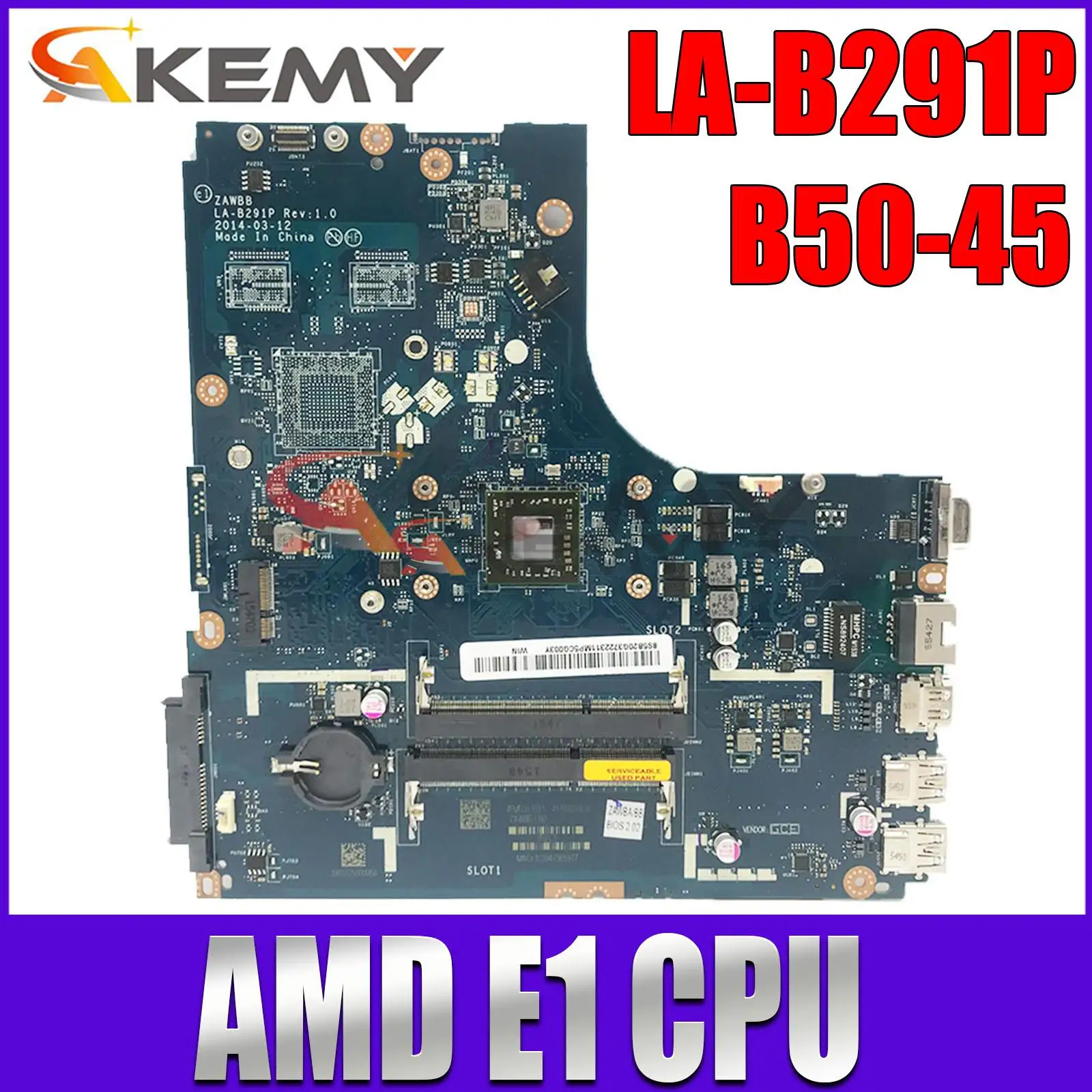 Для Lenovo Ideapad B50-45 N50-45 материнская плата для ноутбука ZAWBA/ZAWBB LA-B291P материнская плата с процессором AMD E1
Для Lenovo Ideapad B50-45 N50-45 материнская плата для ноутбука ZAWBA/ZAWBB LA-B291P материнская плата с процессором AMD E1