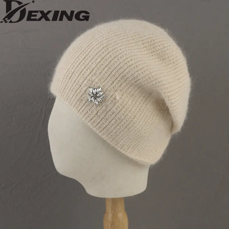 2022 Luxury Rhinestone Knit Beanie Hats Women Winter Fashion Warm Real Rabbit Fur Hats Adult Ear Protection Wool Cashmere Cap
2022 Luxury Rhinestone Knit Beanie Hats Women Winter Fashion Warm Real Rabbit Fur Hats Adult Ear Protection Wool Cashmere Cap