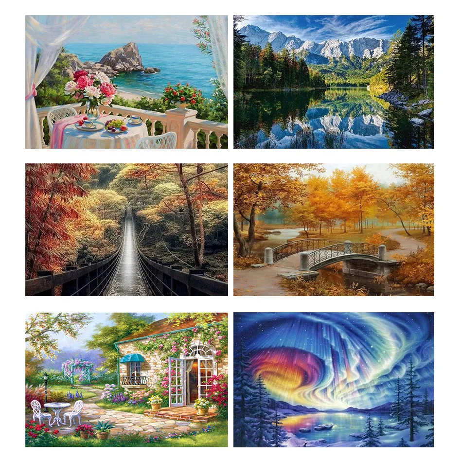 5D Diy Diamond Painting Landscapes Full Square Drill Cross Stitch Embroidery Diamonds Rhinestone Pictures Home Dector Gifts Ll55
5D Diy Diamond Painting Landscapes Full Square Drill Cross Stitch Embroidery Diamonds Rhinestone Pictures Home Dector Gifts Ll55