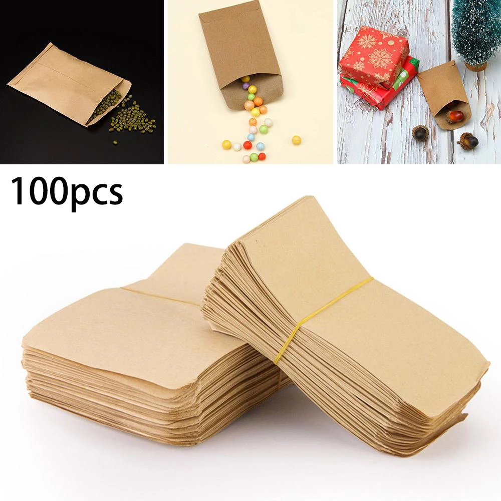 100pcs Envelopes Kraft Paper Bags Candy Favors Gift Packaging Boxes 6x10cm Brown Wedding Birthday Party Wrapping Supplies
100pcs Envelopes Kraft Paper Bags Candy Favors Gift Packaging Boxes 6x10cm Brown Wedding Birthday Party Wrapping Supplies