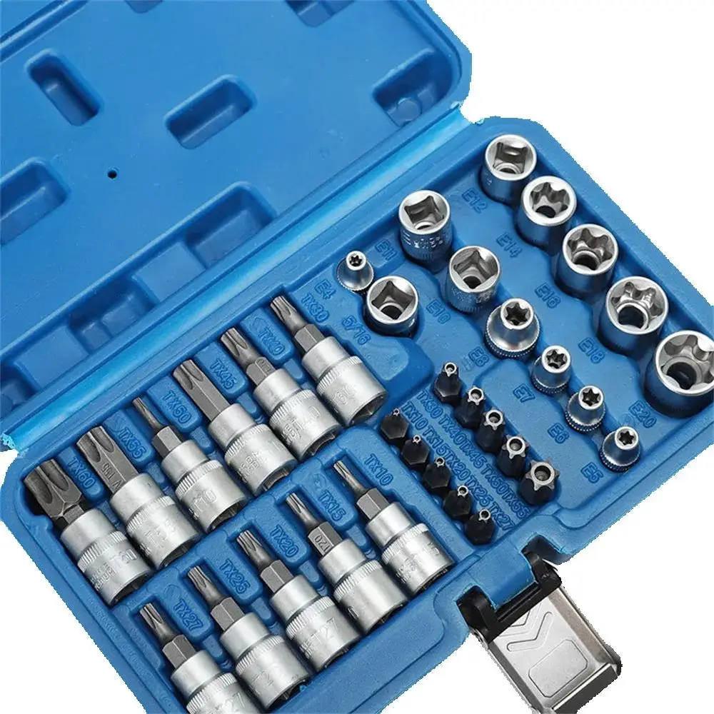 Высококачественный Набор Торцевых Головок Torx Из 34 Предметов С Внешней/внутренней Защитой От Несанкционированного Доступа Д...
Высококачественный Набор Торцевых Головок Torx Из 34 Предметов С Внешней/внутренней Защитой От Несанкционированного Доступа Д...