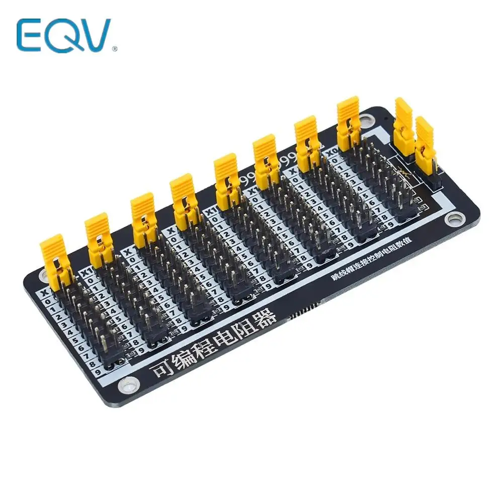 7 Seven Decade 1R - 9999999R Programmable Adjustable SMD Resistor Slide Resistor Board Step Accuracy 1R 1% 1/2 Watt Module 200V
7 Seven Decade 1R - 9999999R Programmable Adjustable SMD Resistor Slide Resistor Board Step Accuracy 1R 1% 1/2 Watt Module 200V