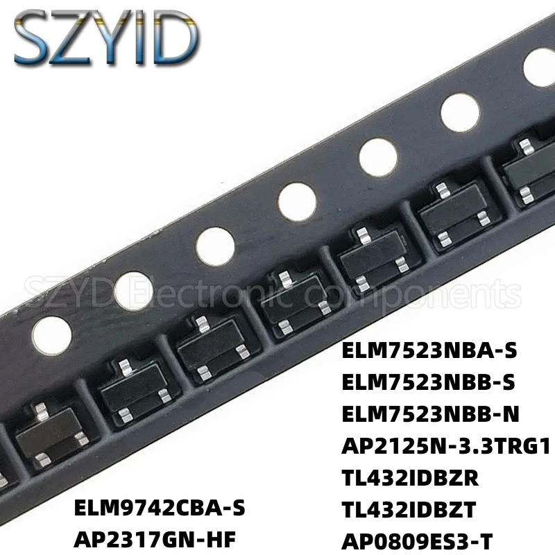 100PCS SOT23 ELM9742CBA-S AP2317GN-HF ELM7523NBA-S ELM7523NBB-S ELM7523NBB-N AP2125N-3.3TRG1 TL432IDBZR TL432IDBZT AP0809ES3-T
100PCS SOT23 ELM9742CBA-S AP2317GN-HF ELM7523NBA-S ELM7523NBB-S ELM7523NBB-N AP2125N-3.3TRG1 TL432IDBZR TL432IDBZT AP0809ES3-T