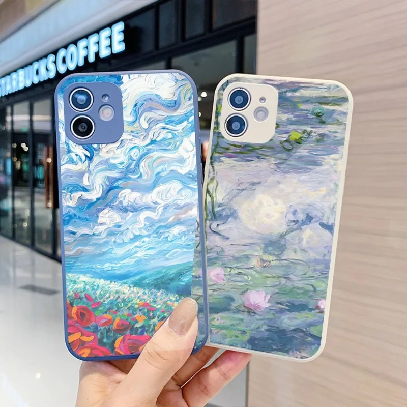 Чехол для телефона с рисунком маслом для IPhone 14, 13, 12, 11 Pro Max, X, XR, XS, 8, 7 Plus, чехол для телефона из жидкого стекла
Чехол для телефона с рисунком маслом для IPhone 14, 13, 12, 11 Pro Max, X, XR, XS, 8, 7 Plus, чехол для телефона из жидкого стекла
