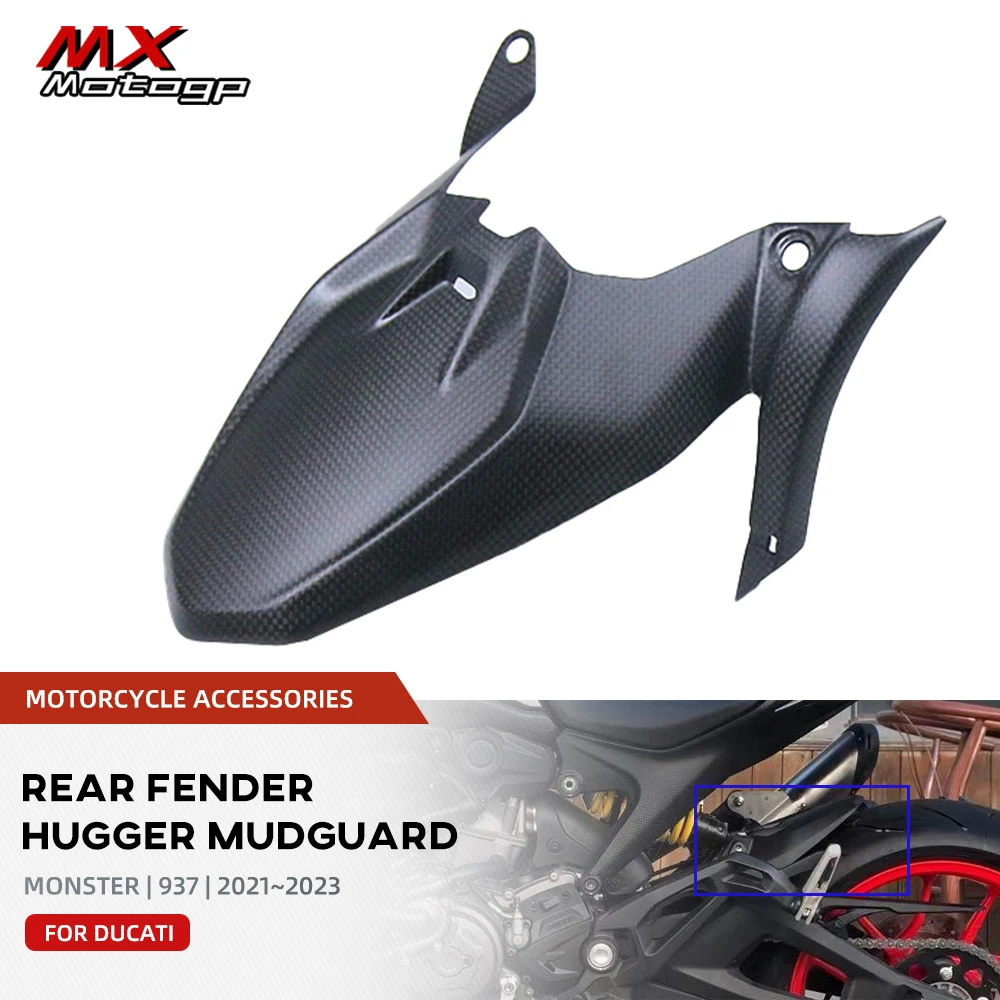 Rear Mudguard Fender Mud Flap Carbon Fiber For DUCATI Monster 937 2021 2022 2023 Motorcycle Accessories Hugger Splash Guard
Rear Mudguard Fender Mud Flap Carbon Fiber For DUCATI Monster 937 2021 2022 2023 Motorcycle Accessories Hugger Splash Guard