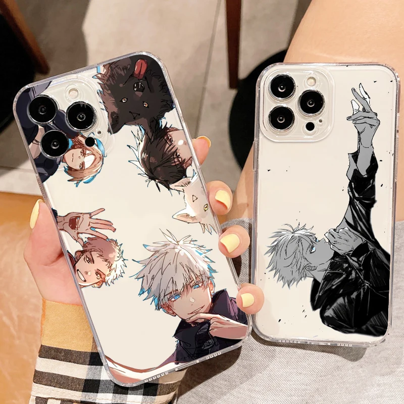 Anime Gojo Satoru Jujutsu Kaisen Phone Case For Apple iPhone 14 13 12 11 SE XR 7 8 6 mini Plus Pro MAX 2020 Transparent Cover
Anime Gojo Satoru Jujutsu Kaisen Phone Case For Apple iPhone 14 13 12 11 SE XR 7 8 6 mini Plus Pro MAX 2020 Transparent Cover