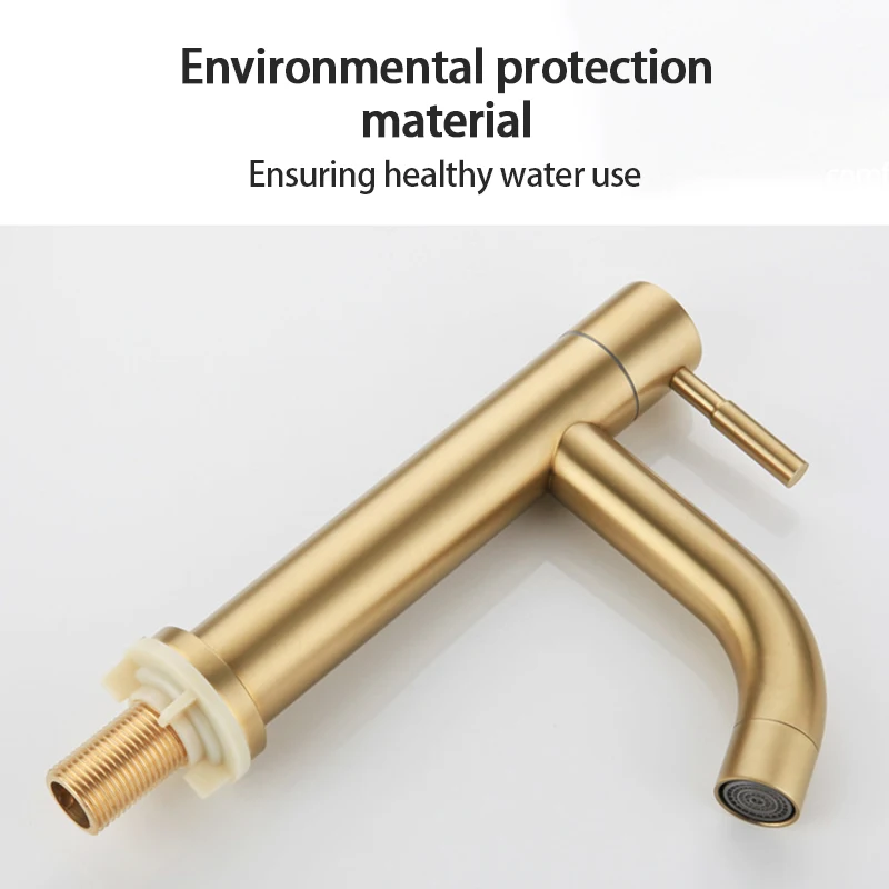New Brushed Gold Bathroom Basin Single Hole Cold Handle Shower Head Faucet Bath For Kitchen Sink Water Tap Toilet Hardware 2021
New Brushed Gold Bathroom Basin Single Hole Cold Handle Shower Head Faucet Bath For Kitchen Sink Water Tap Toilet Hardware 2021