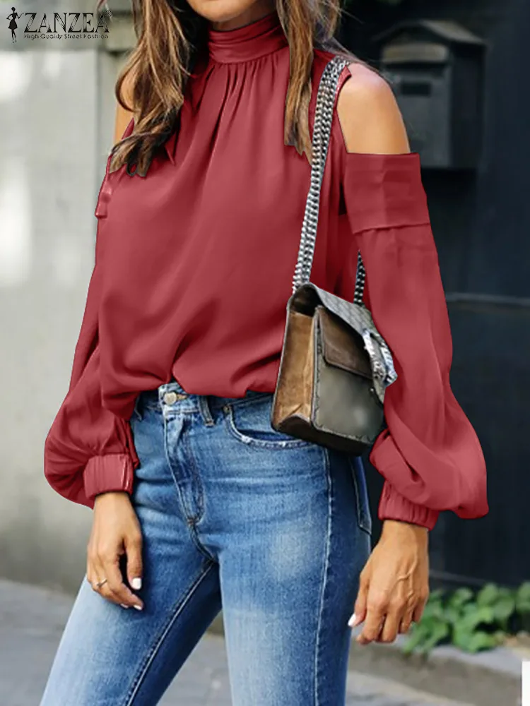 Осенняя Женская Повседневная Свободная блузка ZANZEA, однотонные офисные Дамские топы с длинным рукавом, женские офисные блузки большого разм...
Осенняя Женская Повседневная Свободная блузка ZANZEA, однотонные офисные Дамские топы с длинным рукавом, женские офисные блузки большого разм...