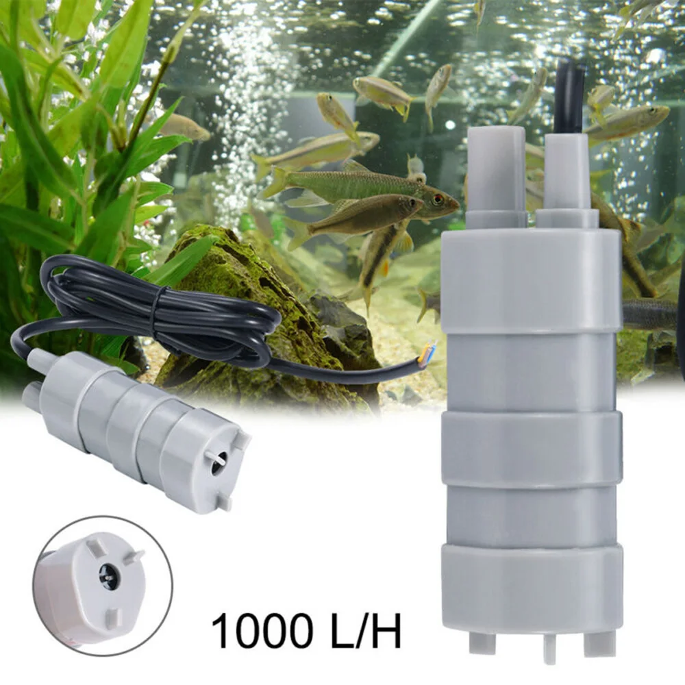 DC 12V Submersible Water Pump Camper Motorhome High Flow Whale Durable Engineering Plastic Pump 1000L/H 5M For Garden Aquarium
DC 12V Submersible Water Pump Camper Motorhome High Flow Whale Durable Engineering Plastic Pump 1000L/H 5M For Garden Aquarium