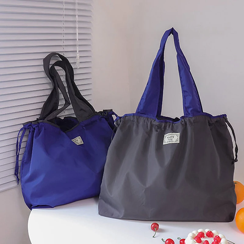 Large Capacity Reusable Drawstring Bag Nylon Foldable Grocery Bag Collapsible Shopping Bag Eco Large Polyester Beach Bag Totes
Large Capacity Reusable Drawstring Bag Nylon Foldable Grocery Bag Collapsible Shopping Bag Eco Large Polyester Beach Bag Totes