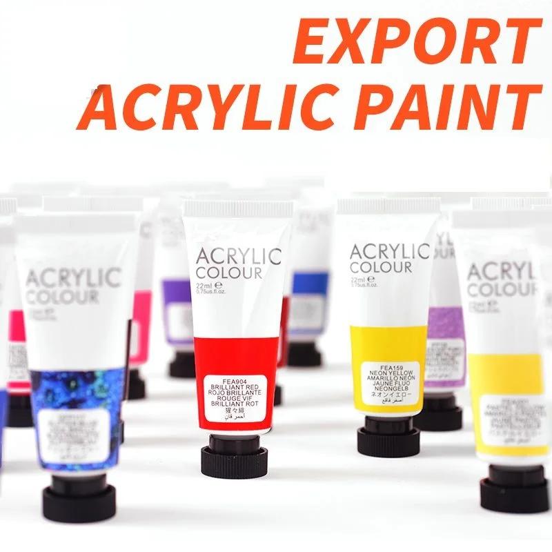 Acrylic Paint Waterproof Not Fade Color Beginner 22ml 8 Colors Full Set of Fine Art Students Painting Set Art Supplies
Acrylic Paint Waterproof Not Fade Color Beginner 22ml 8 Colors Full Set of Fine Art Students Painting Set Art Supplies