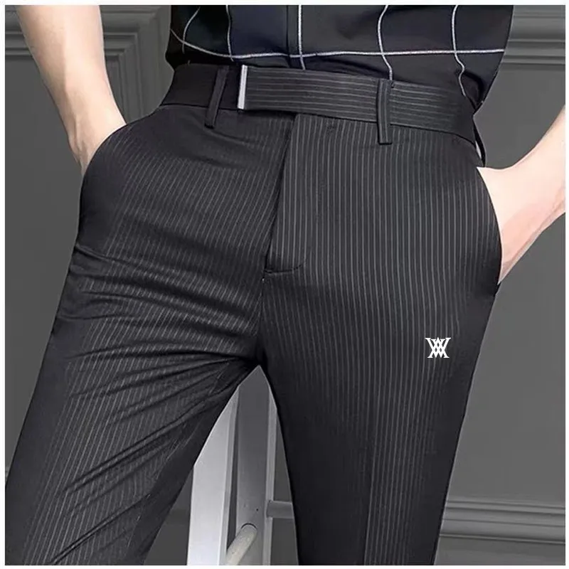 Men's Golf Pants Clothing 2022 Spring/Summer Casual Trousers Golf wear Waist Elastic Pants Stripe Retro Business Male Suit Pants
Men's Golf Pants Clothing 2022 Spring/Summer Casual Trousers Golf wear Waist Elastic Pants Stripe Retro Business Male Suit Pants