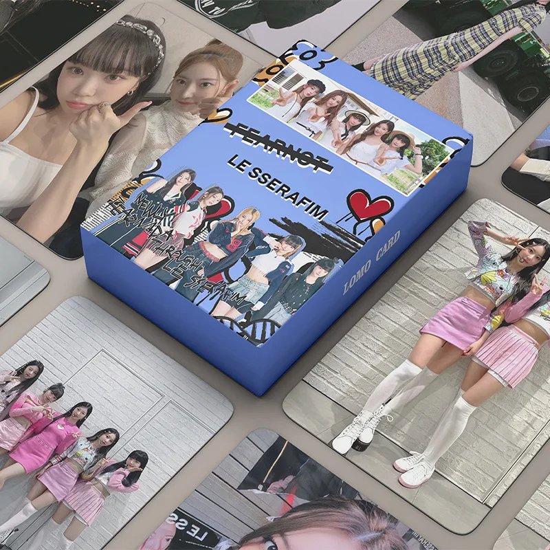 55PCS/set KPOP Stuff Lesserafim New Album Girl Group Photocards High Quality HD Photo Card Postcard For Fans Collection Gift
55PCS/set KPOP Stuff Lesserafim New Album Girl Group Photocards High Quality HD Photo Card Postcard For Fans Collection Gift