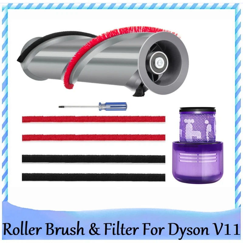 Washable Hepa Post-Filter Roller Brush Soft Plush Strips For Dyson V11 Vacuum Cleaner Replacement Spare Parts Kit
Washable Hepa Post-Filter Roller Brush Soft Plush Strips For Dyson V11 Vacuum Cleaner Replacement Spare Parts Kit
