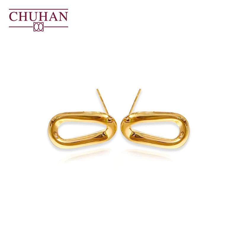 CHUHAN Real 18K Gold Stud Earrings Simple Square Design AU750 Soild Gold Fine Jewelry Gifts for Women
CHUHAN Real 18K Gold Stud Earrings Simple Square Design AU750 Soild Gold Fine Jewelry Gifts for Women