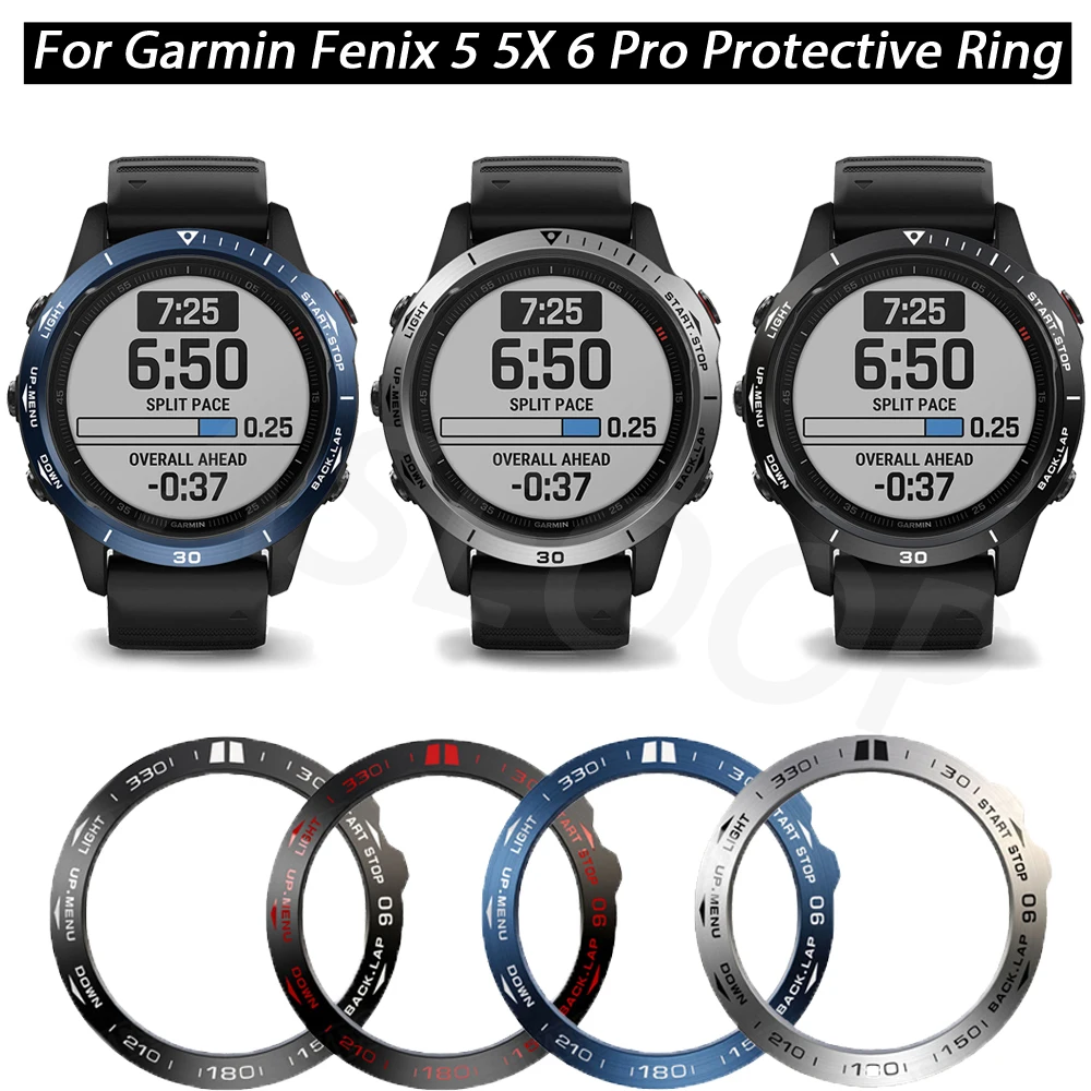 Protection Stainless Steel Watch Cover For Garmin Fenix 6 6Pro 5 5X Plus Bezel Ring Anti Scratch Protective Adhesive Metal Edge
Protection Stainless Steel Watch Cover For Garmin Fenix 6 6Pro 5 5X Plus Bezel Ring Anti Scratch Protective Adhesive Metal Edge