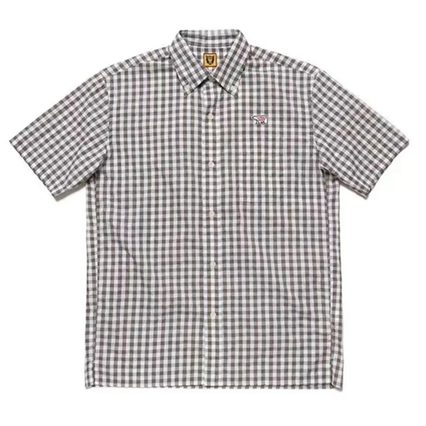 HUMAN MADE Plaid Shirt Men Women 1:1 High-Quality Polar Bear Badge Top Tees HUMAN MADE Shirts
HUMAN MADE Plaid Shirt Men Women 1:1 High-Quality Polar Bear Badge Top Tees HUMAN MADE Shirts