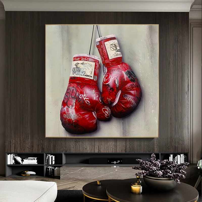 Street Art Boxing Gloves Graffiti Canvas Painting Wall Art Posters and Prints Abstract Pop Artwork Picture for Living Room Decor
Street Art Boxing Gloves Graffiti Canvas Painting Wall Art Posters and Prints Abstract Pop Artwork Picture for Living Room Decor