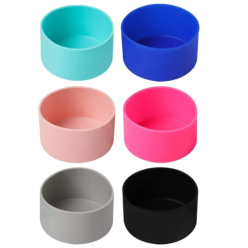 6Pcs Silicone Bottle Boot Bottle Bottom Sleeve For 12-24 Oz Water Bottle Prevent Sliping Bottom Boot For Hydro Flask
6Pcs Silicone Bottle Boot Bottle Bottom Sleeve For 12-24 Oz Water Bottle Prevent Sliping Bottom Boot For Hydro Flask