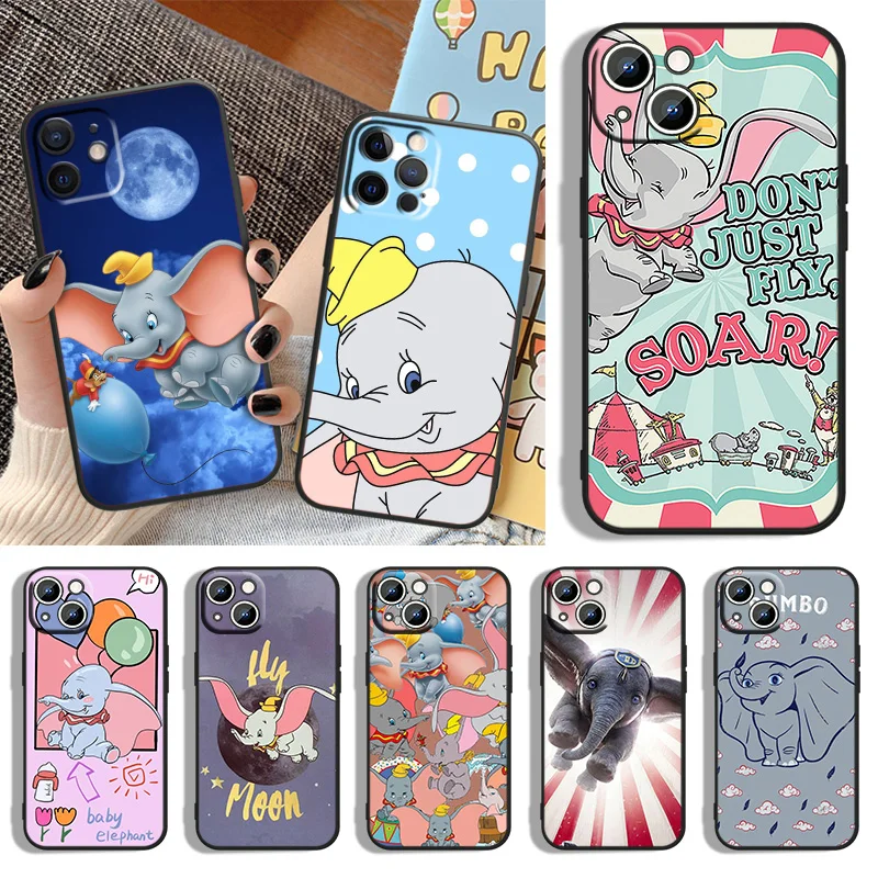 Cute Animation Dumbo Phone Case For Apple iPhone 14 13 12 11 XS XR X 8 7 6 6S 5 5S SE Pro Max Plus mini Black Cover 
Cute Animation Dumbo Phone Case For Apple iPhone 14 13 12 11 XS XR X 8 7 6 6S 5 5S SE Pro Max Plus mini Black Cover