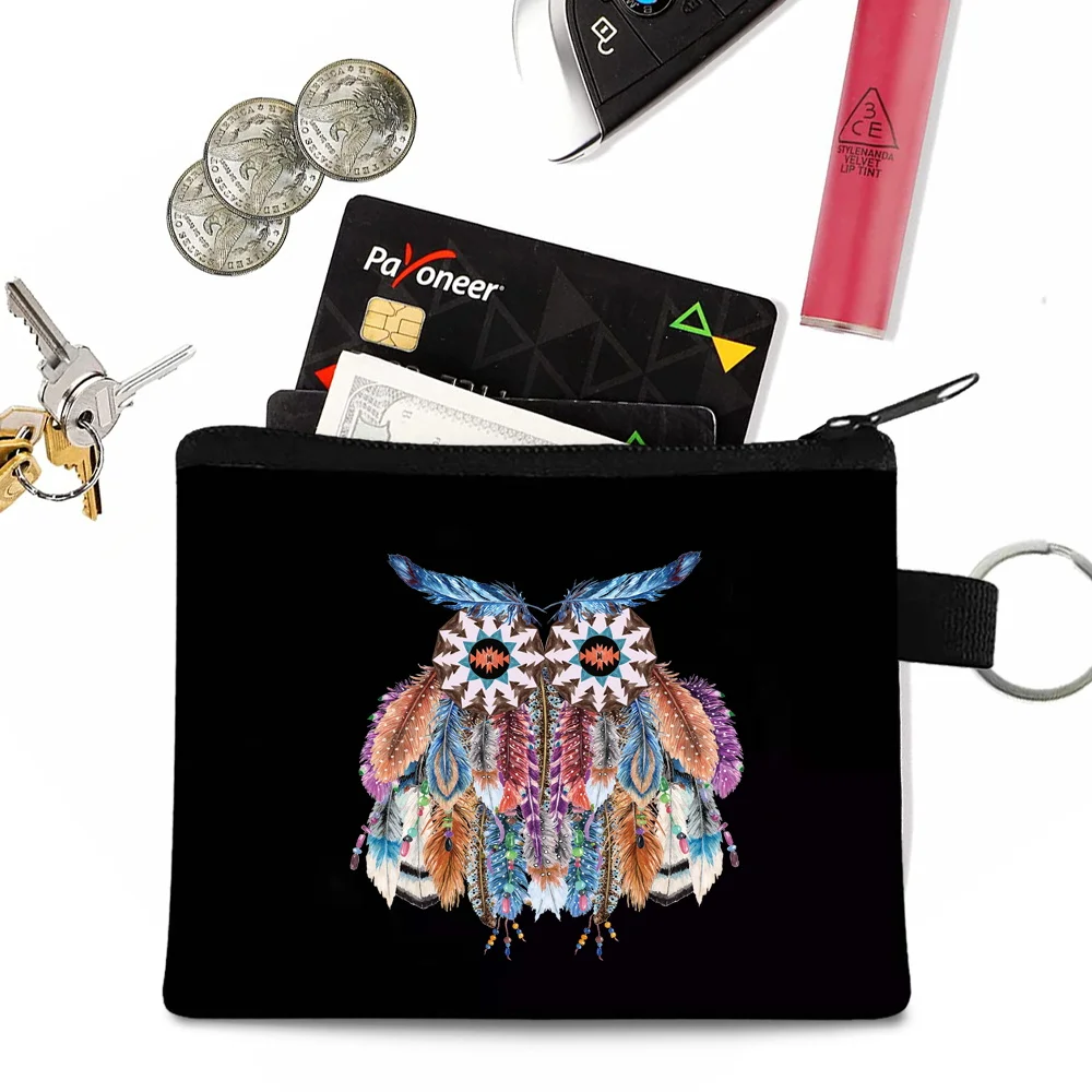 Fashion Feather Print Coin Purse Clutch with Zipper Coin Money Card Holder Wallet Pouch Earphone Key Pocket Portable Storage Bag
Fashion Feather Print Coin Purse Clutch with Zipper Coin Money Card Holder Wallet Pouch Earphone Key Pocket Portable Storage Bag