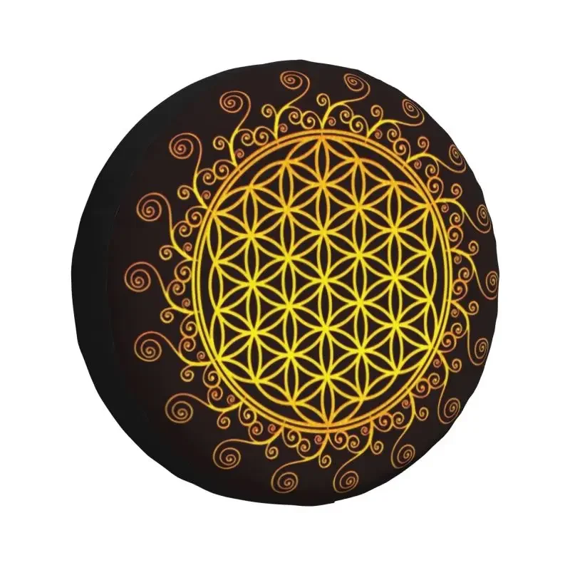 Flower Of Life Spirituality Yoga Spare Tire Cover for Mitsubishi Pajero Mandala Buddhism 4WD 4x4 Trailer Car Wheel Protectors
Flower Of Life Spirituality Yoga Spare Tire Cover for Mitsubishi Pajero Mandala Buddhism 4WD 4x4 Trailer Car Wheel Protectors