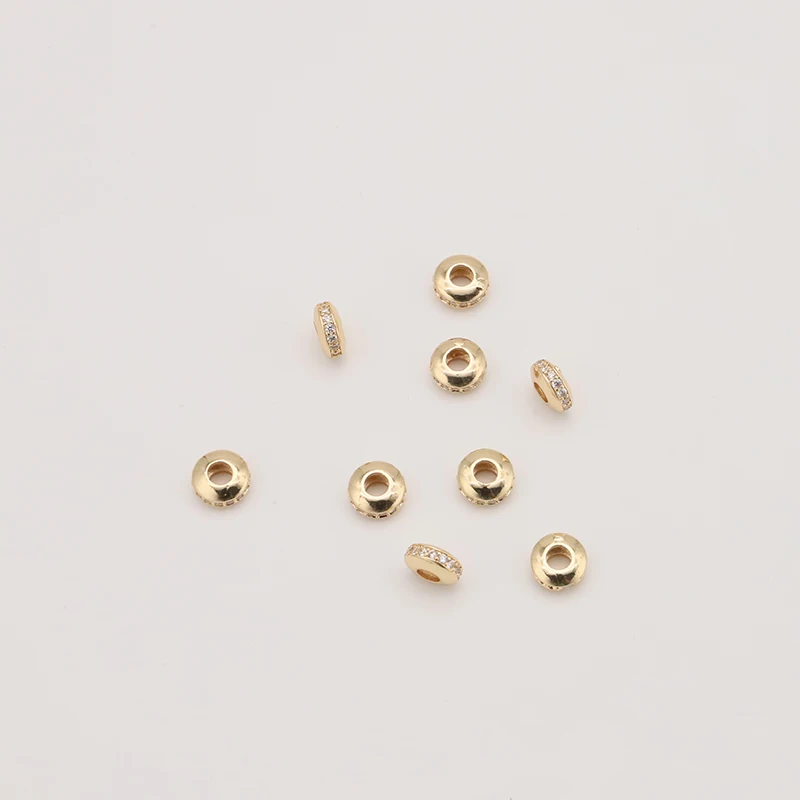 5pcs Brass Metal Light Gold Color 8.5mm Loose Spacer Crafts Beads Wholesale lot for Fine luxury Jewelry Making JA0552 
5pcs Brass Metal Light Gold Color 8.5mm Loose Spacer Crafts Beads Wholesale lot for Fine luxury Jewelry Making JA0552