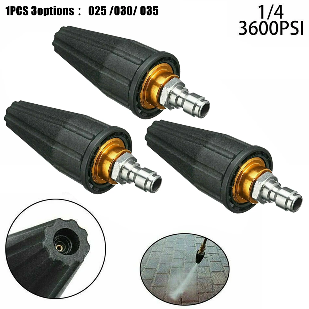 Pressure Washers Turbo Nozzle Rotating 2.5-3.5GPM 3600PSI Accessories Fitting High Pressure Outdoor Quick Connect
Pressure Washers Turbo Nozzle Rotating 2.5-3.5GPM 3600PSI Accessories Fitting High Pressure Outdoor Quick Connect