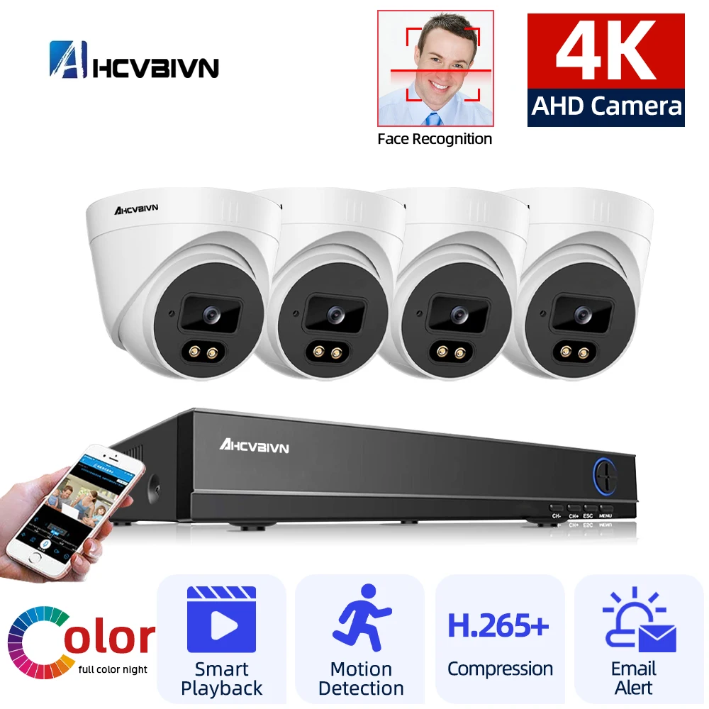 Система видеонаблюдения AHCVBIVN, 4-канальный видеорегистратор H.265 + 4K, 8 Мп, с цветным ночным видением, для помещений, домашняя система видеонабл...
Система видеонаблюдения AHCVBIVN, 4-канальный видеорегистратор H.265 + 4K, 8 Мп, с цветным ночным видением, для помещений, домашняя система видеонабл...