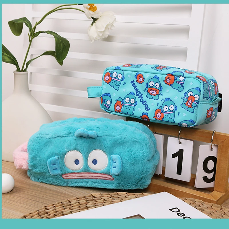 Kawaii Sanrio Hangyodon пенал студенческий плюшевый красивый изысканный для хранения аниме
