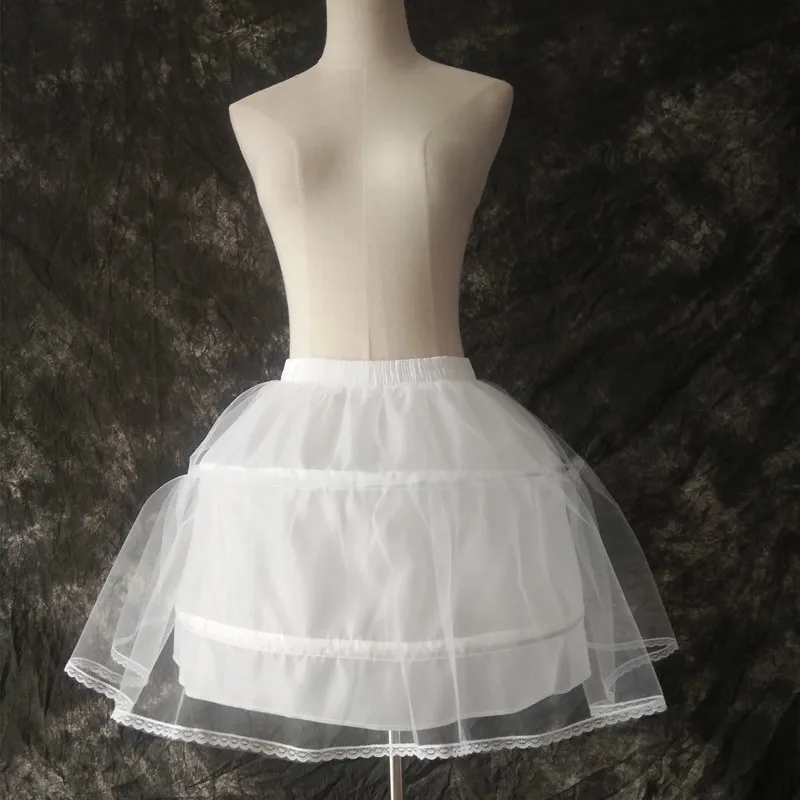 White Black Cosplay Maid Wear Lolita Pettiskirt Short2Hoops Petticoat Girls Ballet Skirt Petticoats
White Black Cosplay Maid Wear Lolita Pettiskirt Short2Hoops Petticoat Girls Ballet Skirt Petticoats
